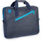 MONRAY NGS GINGER BLUE - Suitcase for Laptop Computer up to 15,6'', Notebook Carry Bag with Compartments and External Pocket, Blue and Turquoise Color