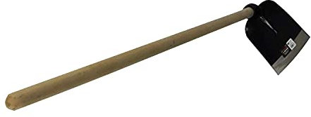 Easy Shopping® Set of Spade & Fork, Garden Rake, Prong Rake, Dutch Hoe, Digging Hoe Head with Handel and 3.5M Window Cleaner (Digging Hoe Wood Handel)