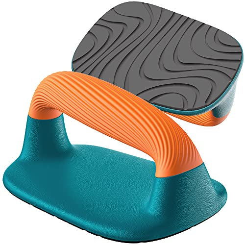 Dolibest Poignées de Pompes, Barres de Pressup Pushup Support de Poignées Souples pour équipement de Musculation du Haut du Corps au Sol de Gymnastique à Domicile Exercice de Fitness, 17x13x9cm/2pcs