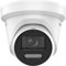 Ⲏіkvіsіon DS-2CD2347G2-LSU/SL Acusense 4MP IP PoE Turret Dome Camera, 2.8mm Wide Angle, CoIorVu Full Color Night Version, Two Way Audio, Outdoor, Strobe Light, Compatible with Hikvision NVR