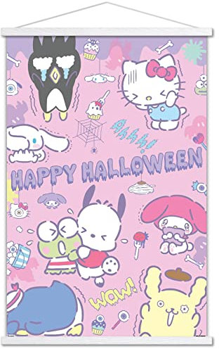 Trends International Hello Kitty – Kawaii Horror Wandposter, 56,8 x 86,4 cm, Premium-Druck und weißer Aufhänger