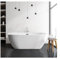 OCEANIC Baignoire ilot Stella - L.160 x I.75 x H.60 cm - En acrylique - Bonde a clapet - Blanc