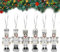 6 Stück Weihnachten hölzerne Nussknacker,Traditionelle Nussknacker Weihnachtsanhänger,Silber Weihnachtsbaumschmuck Nussknacker Soldat Figuren,Weihnachten Ornament Deko Holzanhänger für Weihnachtsbaum