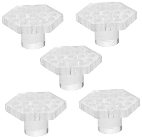 POPETPOP 5st Halterung Für Korallen Knöpfe Klarer Frag Plug Riffstecker Aquarium-frag-Rack Reef-frag-Rack Regalhalterungen Magnetisches Frag-Rack Frag-Halter-felsen Acryl Knopf Lieferungen