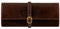 Time Resistance Braun Leder Schmuck Organizer – 100% Leder Schmuckrolle für Reisen Hergestellt in Italien – Reise Schmucketui aus Vollnarbenleder - Travel Jewelry Case – Jewellery Organizer