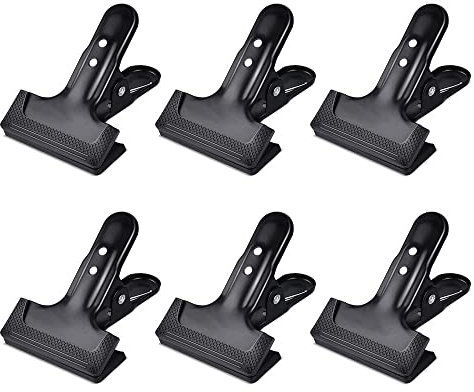 KAGYOKU 6Pcs Federklammern - Robuste Clips für Fotografie-Hintergründe, Heimwerken und Bastelprojekte