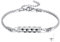 DAYLINLOVE Bar Pfote Urne Armband 925 Sterling Silber Hund Katze Haustier Pfote drucken Einäscherung Schmuck für Haustiere Asche Tier Keepsake Memorial Bracelet
