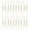 Plate Hangers for Walls, 10 Pack Plate Hangers Stainless Steel Compatible Decorative Plates Hooks Dish Diaplay Holder 8Inch with 10 PCS Wall Hooks (Gold)