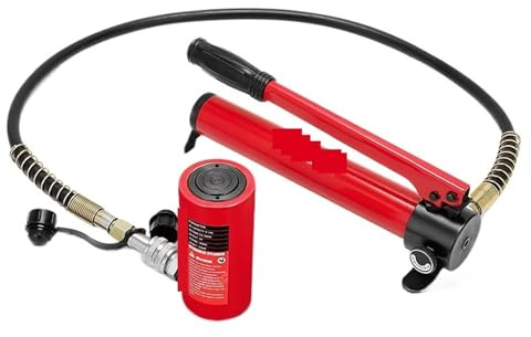 Cric per auto, Martinetto idraulico tipo lungo RC-10100 Cilindro idraulico con pompa idraulica CP-180(RC-10100 with CP-180)