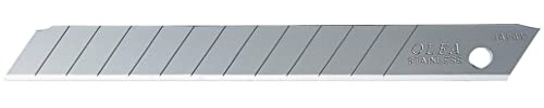 Olfa 9 mm Edelstahl-Snap-Off-Klingen, 50 Stück