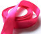 CaPiSo 22m Satinband 25mm Breite 2,5cm Schleifenband Geschenkband Dekoband Weihnachten Hochzeit (Fuchsia, 22m)