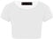 Kids Girls Neon Fluorescent Plain Short Sleeve Crop Tops T-Shirt Tee Top Dance Wear Gymnastic Fancy Dress Colour: White - Size: 11-12 Years