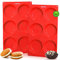 Walfos Whoopie-Backformen aus Silikon, antihaftbeschichtet, für Muffins, Eier, Törtchen und mehr, spülmaschinenfest