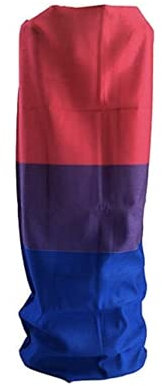 Bisexual LGBT Gay Pride Flagge Quick Dry Mikrofaser Headwear Outdoor Magic Bandana Hals Snood Head Wrap Stirnband Schal Gesichtsmaske Ultra Soft Elastic Kopftuch