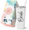 SassyCups Bride Tumbler Cup | Vacuum Insulated Stainless Steel Drink Cup with Straw for Bride to Be | Engagement Glass | Newly Engaged Travel Mug | Future Mrs Bachelorette Cup (22 Ounce, White)