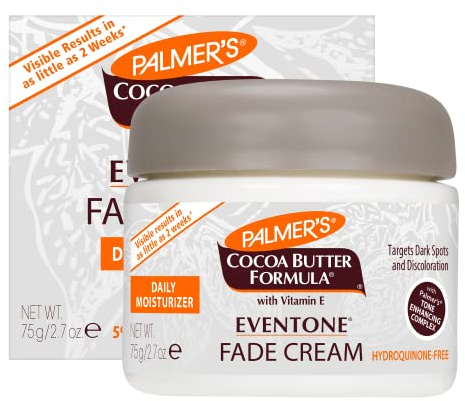 Palmer's Cocoa Butter Formula Eventone Fade Cream, Anti-Dark Spot Fade Cream with Vitamin E and Niacinamide, Helps Reduce Dark Spots & Age Spots, 2.7 Ounce