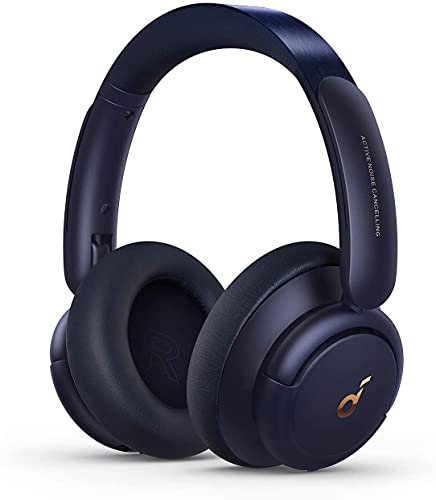 soundcore Anker Life Q30 - Cuffie ibride con cancellazione attiva del rumore con diverse modalità, suono ad alta risoluzione, equalizzatore personalizzato tramite app, 40 ore di riproduzione, cuffie