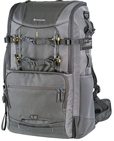 VANGUARD Unisex's Alta Sky 68 Backpack for Pro DSLR/Mirrorless Camera with Grip Attached and 600mm/800mm Lens, Gray