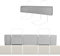 XMTECH Kinder Bettgitter Bettschutzgitter Bettumrandung Bettkantenschutz 40-60 cm Höhenverstellbar Kinderbettgitter Rausfallschutz für Kleinkinder und Babybett, Leinengrau 100cm