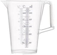 Pressol Messbecher 3 l blau bedruckte Skala Polypropylen