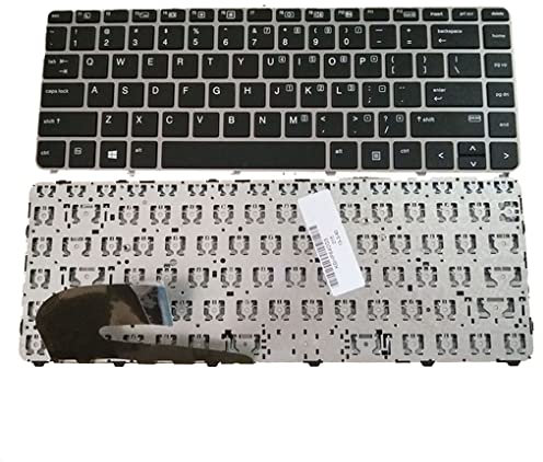 IOIUSKKU Tastiera Meccanica Integrata per Laptop Sostituzione Tastiera Staccabile Professionale Portatile con Layout Americano per EliteBook 840 G3