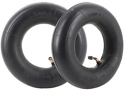 2 Stück Schlauch mit TR87 Ventil für Schubkarre Sackkarre Bollerwagen 3.00-4, 10x3, 260x85
