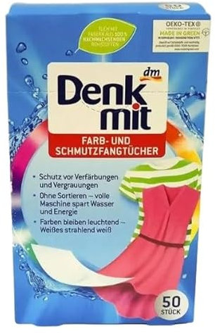 (Denkmit, Tücher zur Farberhaltung beim Waschen, 50 Stück (PRODUKT AUS DEUTSCHLAND)