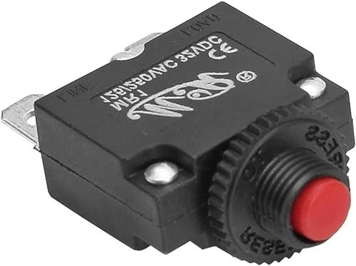 dilou Sicherungsautomat 12V 24V 230V KFZ Leistungsschalter Schutzschalter Automatiksicherung Überlastungsschutz (15A)