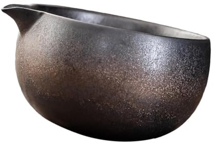 JISADER Cuenco de Cerámica para Matcha, Cuenco de Matcha con Boquilla, Cuenco de para Preparar Matcha Japonés, Bebida Ceremonial, estilo D, tal como se describe