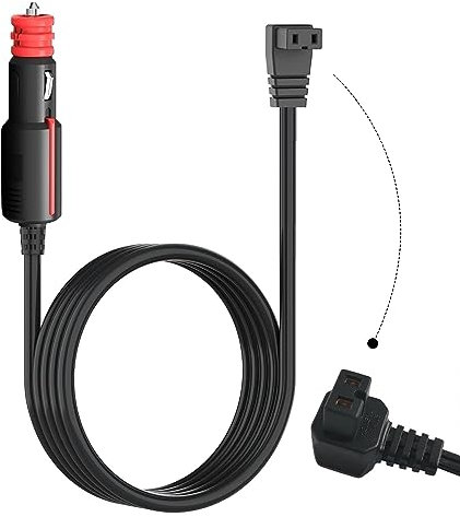 3.5M 12V Car Fridge Cable, Mini Electric Automotive Refrigerator Extension Cord, Car Cooler Box Power Supply Cable (3.5M)