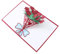 MAGICLULU 20 X 15 Cm 3d-up-karten-set Für Geburtstag Valentinstag Weihnachten Grußkarte Mit Umschlägen
