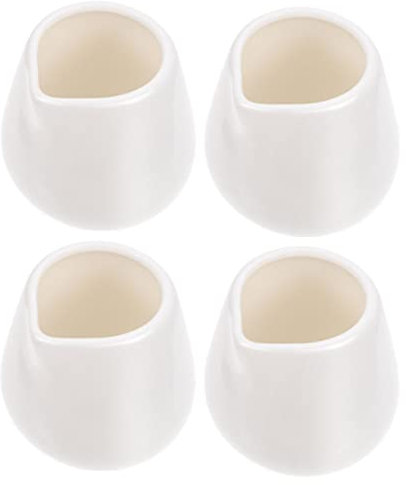 Ensemble De 4 Mini-pichets En Céramique Pour Sauces Et Cafés Au Miel Design Robuste
