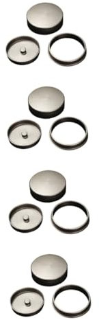 IMIKEYA 4sätze Keramischer Teedosen Deckel Aluminiumverschluss Für Teegläser Langlebiger Und Flexibler Teekannendeckel Teiliges ø Praktische Aufbewahrungslösung Für Zuhause