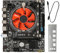 Set di schede madri, scheda madre PC da gioco CPU 8G DDR3 6 core scheda madre PC da gioco con ventilatore, compatibile con computer desktop
