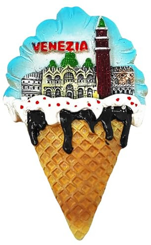 3D-Kühlschrankmagnet aus Harz Venedig Italien Souvenir Geschenk Haus Küche Sammlung (V-131)