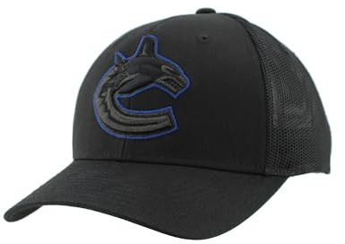 ZHATS NHL Offiziell lizenzierte verstellbare Snapback Mütze Dakota Element schwarz