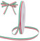 PH PandaHall Cinta decorativa tricolor de 45,7 m, cinta roja, blanca y verde, cinta patriótica, bandera italiana, de 10 mm, para decoración del Día de la Liberación, Día de la República