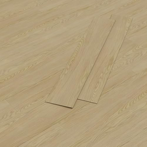 HAGO24 | Vinylboden | 2,23m² | Eiche Natur Braun Holzmusterung | 2mm Dicke | Laminat Bodenbelag | Rutschfest | Selbstklebend | PVC | 16 Planken | Feuchtraumgeeignet