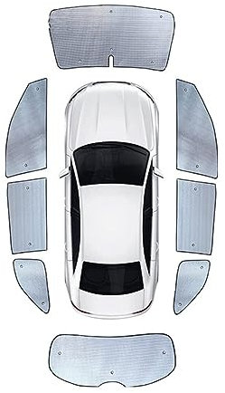 Parasoles para Volvo para XC60 2019 2020 2021 2022 Parasol para Parabrisas Y Ventanilla Coche Protección UV Parasol Ventana Coche(All)