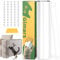 Gimars Protezione Divano Graffi Gatto 20cm x 5m – Nastro Adesivo Antigraffio Gatto Divano Trasparente per Poltrona, Porta e Parete – Protezione Artigli per Gatti e Cani