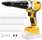 HuuppHip Pistola rivettatrice senza fili compatibile con DeWalt 18V (senza batteria)