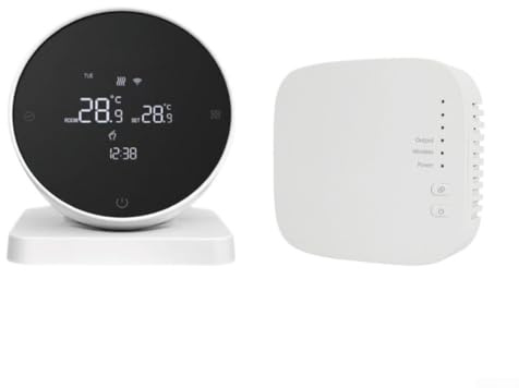 Smart WiFi Thermostat for Water and Gas Boilers with Remote App Control, Weekly Scheduling, and Wireless Connectivity (With WIFI)