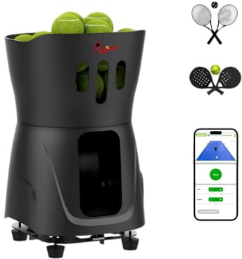 Racketclub Mini-Pusun PT Mini- Padel Machine-Tennis Machine - Padel Ball Machine - Tennis Ball Machine - Máquina de Pelotas de pádel - Smart App Control