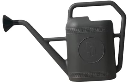 Ronyme Arrosoir de Jardin avec Poignée pour L'arrosage des Fleurs, Gris, 5l