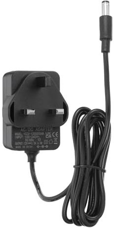 sourcing map DC 12V 2A Charger Power Cord for Record Player 100-240V AC 24W | Universal AC DC Power Supply Adapter for Vinyl Suitcase Turntable Player Security Camera