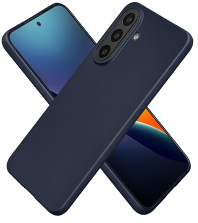 kwmobile Handyhülle für Samsung Galaxy A57 5G Hülle - Silikon Case metallisch schimmernd - Schutzhülle Cover - Metallic Blau