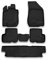 OMAC Gummimatten Fußmatten kompatibel mit Dacia Logan MCV 2004-2012 TPE Matten Schwarz 5X