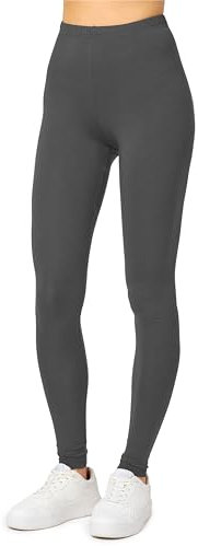 Merry Style Damen Lange Leggings aus Viskose MS10-143 (Graphite, 4XL)