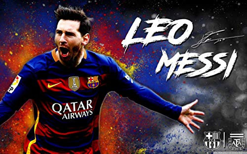 Best Footballer Poster - Motivational Inspirational Footballer Poste, 420 x 297 mm