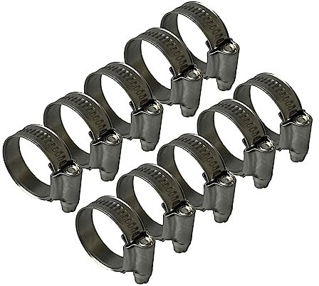 Stainless Steel British Type Hose Clamp 50-70mm x5
